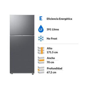 Refrigerador Top Freezer Samsung RT38CG6000S9ZS Space Max / No Frost / 391 Litros / E